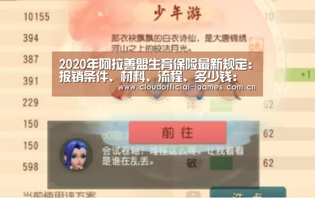 2020年阿拉善盟生育保险最新规定：报销条件、材料、流程、多少钱：爱游戏(图2)